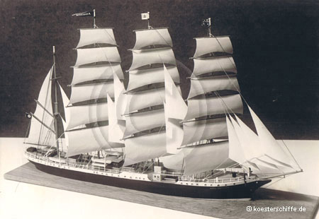 Kösterschiff - Admiral Karpfanger, Maßstab 1:250