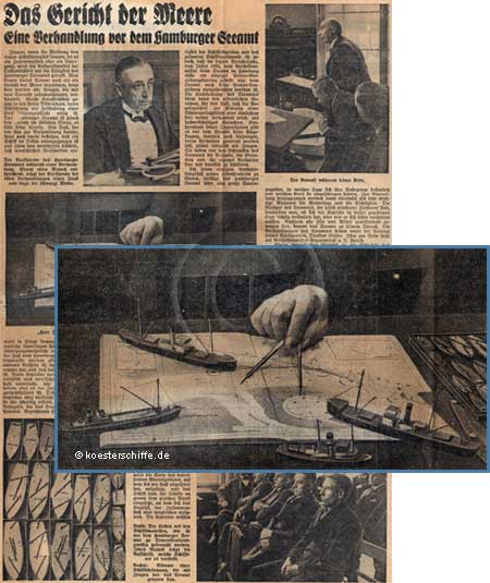 K&ouml;ster-Modelle im Hamburger Seeamt