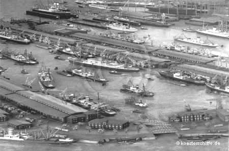Hamburger Hafen als K&ouml;stermodell