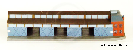 K&ouml;ster-Modell Gro&szlig;er Kaischuppen