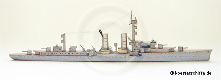 K&ouml;ster-Modell  Leichter Kreuzer Emden