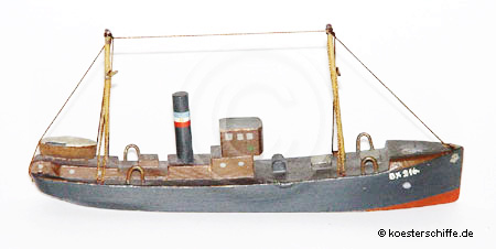 K&ouml;ster-Modell Fischdampfer