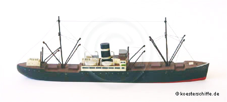 K&ouml;ster-Modell &Uuml;bersee-Frachtdampfer