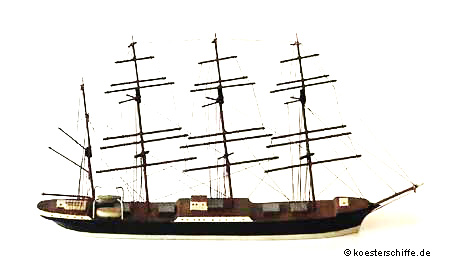 K&ouml;ster-Modell Viermastbark