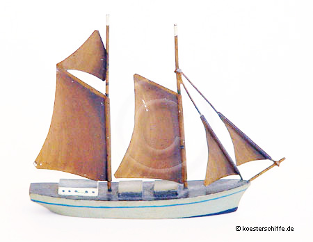 K&ouml;ster-Modell Gaffelschoner