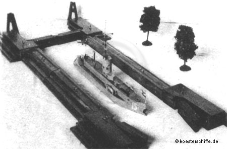 K&ouml;ster-Modell H.H.B.K. Schleusenbaukasten Gro&szlig;