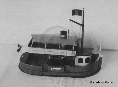 K&ouml;ster-Modell H.H.B.K. F&auml;hrdampfer