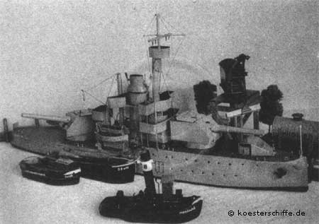 K&ouml;ster-Modelle H.H.B.K. Gesch&uuml;tzterKreuzer
