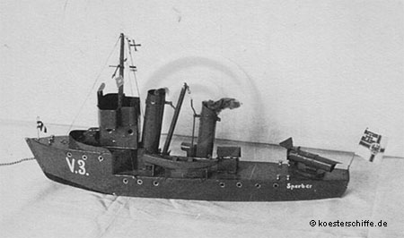 K&ouml;ster-Modelle H.H.B.K. Torpedoboot