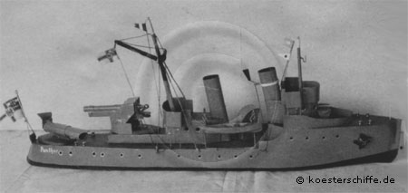 K&ouml;ster-Modelle H.H.B.K. Torpedobootzerst&ouml;rer