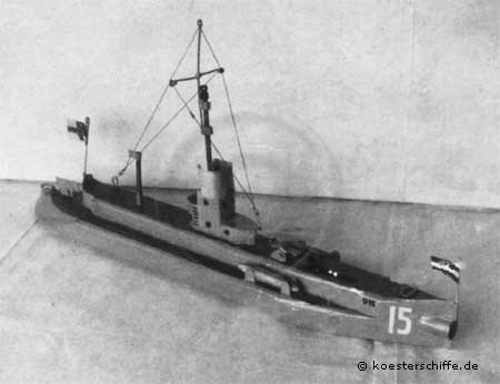 K&ouml;ster-Modelle H.H.B.K. Unterseeboot