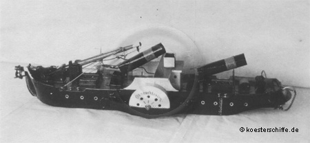 K&ouml;ster-modell H.H.B.K. Schleppraddampfer