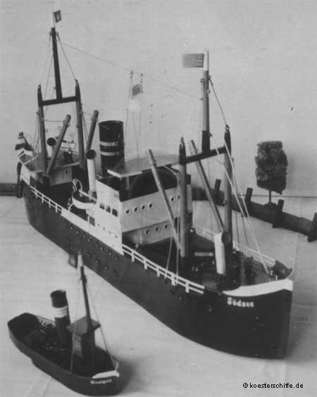 K&ouml;ster-Modell H.H.B.K. Kohlendampfer