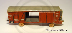 K&ouml;ster-Modell gedeckter G&uuml;terwagen, Bild 1