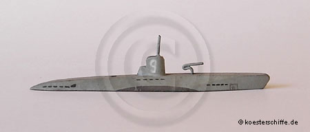 K&ouml;ster-Modell Plattenmodell Unterseeboot