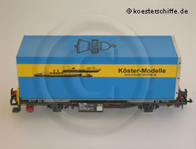 Containerwagon - Seitenansicht